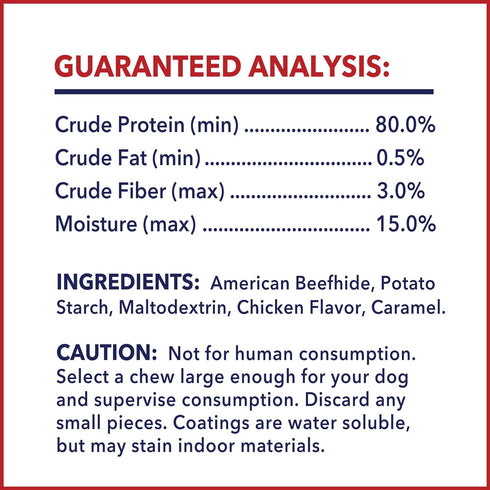 Pet Factory American Beefhide 5" Munch Mini Rolls - 1.5 lbs Chicken Flavor Dog Chew Treats