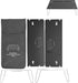 Locadence 11.7 8.3 3.3in Backpacking, Camping Table, X X Portable Ultra Light Aluminum Alloy Folding Camp Side Table