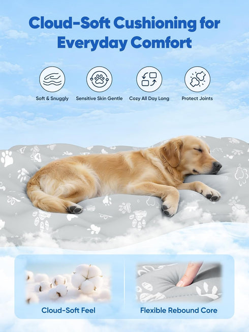 30"x20" 3.0 Rywell Super-Absorbent Cooling Mat for Dogs Arc-Chill & Color-Changing Dog Cooling Mat, Stay Cool & Dry