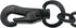 Herm Sprenger Black Stainless Steel Adjustable Fur Saver Dog Chain Collar, Medium Link with Quick Release Snap Hook for
