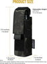 OneTigris Tactical Flashlight Holster, Molle Flashlight Pouch Holder for Belt, 1000D Cordura Nylon