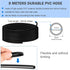 aquarium air pump accessories set-9.84/26.25/101.71 feet aquarium airline tubing hose,check valves,air stones and connectors of I,L,T shape (26.25 feet hose 8 stone 8 check valve 12 connector)