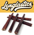 12" 5 Count Longlastics Thick Collagen Chew Sticks for Dogs, - Long Lasting Beef Bully & Rawhide Alternative Treats