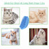 Dog Bath Brush - Pet Silicone Shampoo Brush, Rubber Shower Wash Curry Brush for Shedding Grooming and Massage