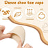 Eldraqth 2 Pairs Ballet Toe Pads for Pointe Shoes, Breathable Ballet Toe Pads for Heels Dance Foot Cover Pouch