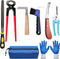 Solaradgy 10 Inch 8 Pcs Farrier Tools, Horse Goat Hoof Trimmers for Goats
