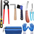 Solaradgy 10 Inch 8 Pcs Farrier Tools, Horse Goat Hoof Trimmers for Goats