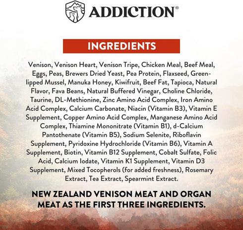 Addiction Wild Islands Forest Meat Premium Venison Recipe Dry Cat Food, 4 lb