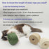 Natural Sisal Rope for Cat Scratcher, 1/4 Inch 164FT Multi Color Replacement Rope