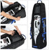 ZEEMO Golf Travel Bag for Men, Mid-open Covers with Protective Panel for Golf Clubs, Soft-Sided, Waterproof & Wheels