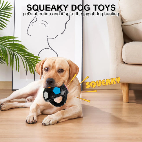 Loisdaro Calming Ball for Dogs - Squeaky Floating Chew Toy, Anxiety Relief & Stress Relief Fetch Game for Small