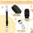 5 Pcs Adjustable Reflective Nylon Dog Collar Clips, Metal Double Ended Backup Clasp for Dog Harness (Bright Color)
