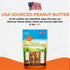 Canine Naturals Peanut Butter Chew - 100% Rawhide Free Dog Treats, 2 Pack of 7 Inch Large Rolls for Dogs 50 lbs+