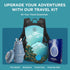 HYDAWAY Collapsible Water Bottle Travel Case, Store & Protect Bottles, TSA Mini Accessory Bag with Carabiner Clip