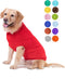 Dog Sweater, Warm Pet Sweaters for Small to Large Dogs - Cute Knitted Classic Sweater for Girls & Boys, XXX-Large, Red