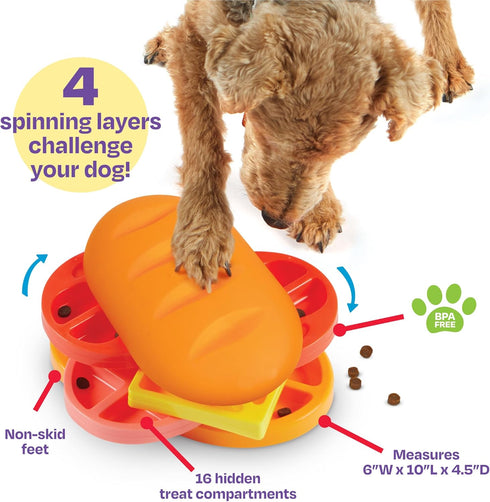 Brightkins Pupstrami Surprise! Treat Puzzle - Dog Puzzle Toys, Interactive Dog Toys, Gifts for Dogs