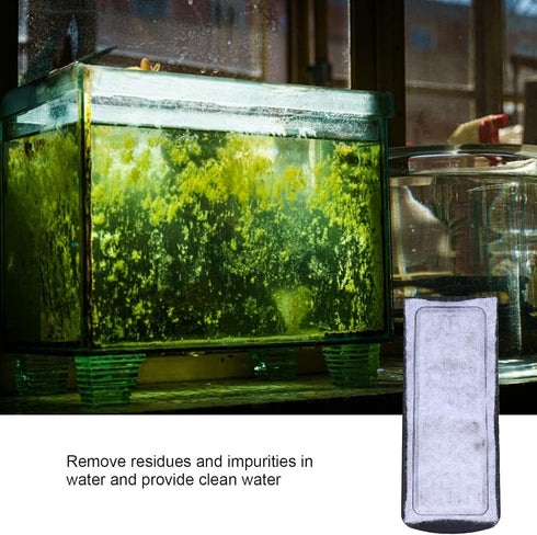 Fish Tank Filter Cartridge, 6Pcs Aquarium Filter Cotton Replacement, Wall Mounted Filter Accessory for Healthier Fish