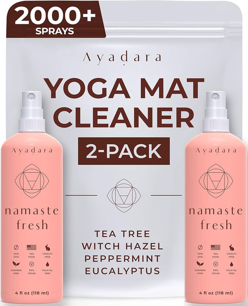 Ayadara Yoga Mat Cleaner Spray, Cleaning Spray for Yoga Accessories, All Purpose