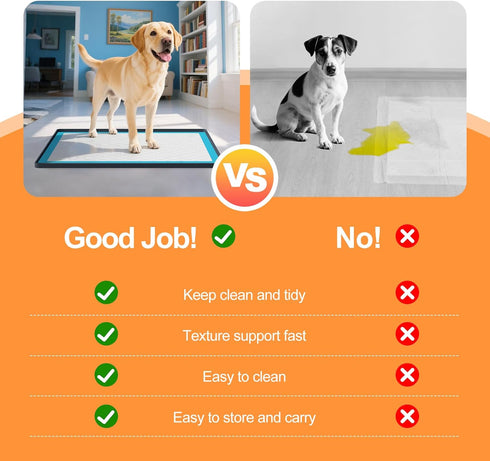 PUWANJILI Holder,24 24 Pee Pad Tray Holder for Dogs,Non-Slip Silicone Dog Puppy Pad x Square Puppy Potty Training