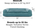 Furhaven Pillow Dog Bed for Medium/Small Dogs, Removable Bolsters, Washable Cover, Plush & Suede, Deep Pool