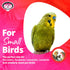 Super Bird Creations SB473 Peekaboo Perch Tent, 10”x4”x4.5”, Ideal Bird Cage Accessories for Small Birds