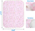 4 Pack kathson Guinea Pig Cage Liner Hamster Cage Bedding Pad Reusable Pee Pads Super Absorbent Waterproof Food Mat