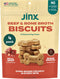 Jinx Bone Broth Biscuits - Natural Crunchy Dry Dog Treats, Made with Oven-Baked Real Beef, Pumpkin, Blueberries