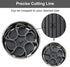 Dog Slow Feeder Bowls, Silicone Spiral Insert to Slow Down Eating for Large Medium Small Breed Dogs, Grey