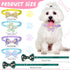 22 Pack Dog Bow Tie Dog Flower Collar, Adjustable Bowtie Dog Collar with Dot Print Bowknot Flower Neck Tie for Medium