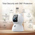 CINMOORE 2.5K 2.4GHz 2-Way Pet/Dog Camera with Speaker/Phone App, No-Monthly-Fee AI Person/Pet/Cry Detection Security
