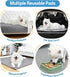 BHVESLL 1-Pack 72"x72" Extra Large Reusable Dog Pad, Non-Slip Waterproof Washable Pet Pee Pad for Potty Training