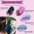 3-Piece Puppy Grooming Kit - Stainless Steel Flea Comb & Soft Bristle Brush for Small Breeds (Pink)