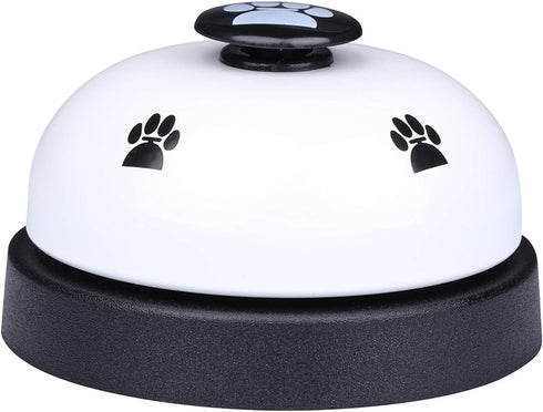 I-MART 2 Pcs Pet Training Bells, Tell Bell, Doggy Door Bell for Dog and Cat, White