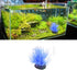 TEHAUX Artificial Fish Tank Decoration - Silicone Soft Coral Fake Sea Anemone Ornament (Blue)