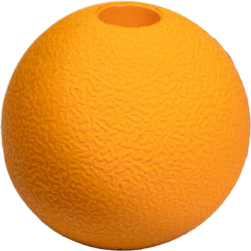Amazon Basics Supreme Rubber Toy Dog Balls, 2.5-Inch, 3-Pack, Blue and Orange