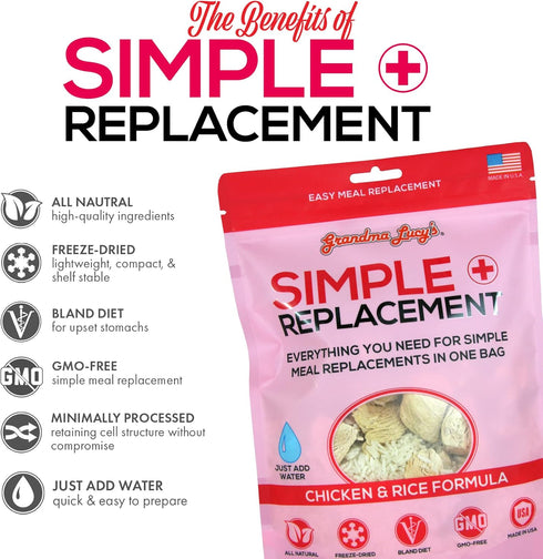 Grandma Lucy's Simple Replacement Chicken & White Rice, 7 oz