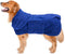 Morezi Dog Bathrobe Robes for After Bath Shower Drying Towel for Small Medium Large Breeds - Blue - S