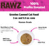 (3 (Pack 18), Rawz Natural Premium Minced Canned Cat Food in Gravy from Bone Broth - Made with Real Meat Ingredients No