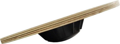 Signature Fitness Non-Slip Wooden Wobble Balance Board - Core Trainer with 360 Rotation for Stability
