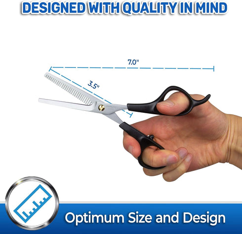 Pet Magasin Professional Thinning Shears, Pet Thinning Scissors with Toothed Blade