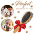 KylePet Dog Brush - Double Sided Slicker Brush with Bamboo Handle for Long Hair Pets, Grooming Comb for Shedding