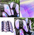 10pcs OSALADI Golf Club Covers Putter and Iron Covers TPU Shell with Iridescent Mirror Finish Black Trim Golf Driver