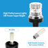 Obcursco Telescoping Pole Boat Stern Light with Base, 3NM 360 Degrees LED Anchor Light for Boats