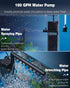 Pawfly Internal Aquarium Filter, 160 GPH Water Pump, Quiet Submersible Bio Sponge Filter
