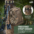 Tree Stand Gear Hanger, Comes with 3 Strong and Durable Double Tree Hooks for Hunting, Sturdy Thick Tie Down Straps,