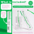 RYERCAT Dual Sided Cat Toothbrush - Kitten Toothbrush with Micro Head for Cat Dental Care Supplies (Shamrock)