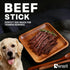 Sensrit 10 oz Dog Beef Sticks - Jerky Treats for All Dogs - High Protein & Grain Free Dog Snacks - Made with Real Beef