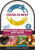 Fresh Is Best - Freeze Dried Raw Dog Food, Beef, 16 Ounces