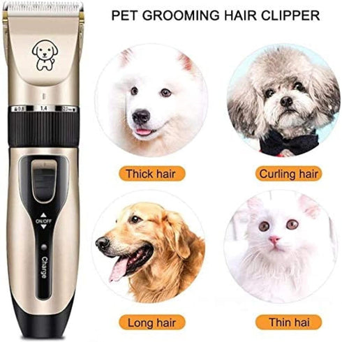 KRASS Trimmer Trimmer 4 Cordless Rechargeable Persian Cat Electric Silent Cat with Combs Professional Pet Grooming