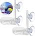Quiet Aquarium Air Stone Fish Tank - 2 Pieces Nano Air Stone Kit with Control Valve and Suckers for Hydroponic